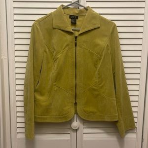 lime green R.Q.T petite jacket, size M